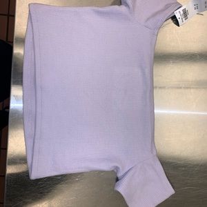 Off the shoulder crop top